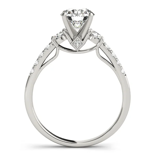 Single Row Engagement Ring - Image 2