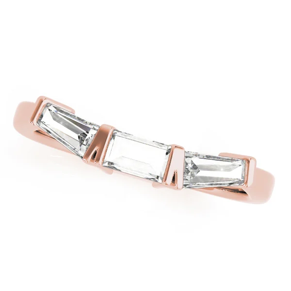 Bar Set Baguette Wedding Band - Image 5