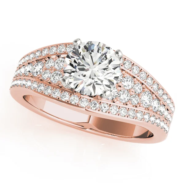 Multirow Pavé Engagement Ring - Image 7