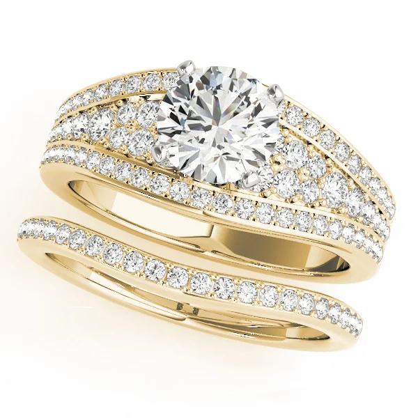Multirow Pavé Engagement Ring - Image 6