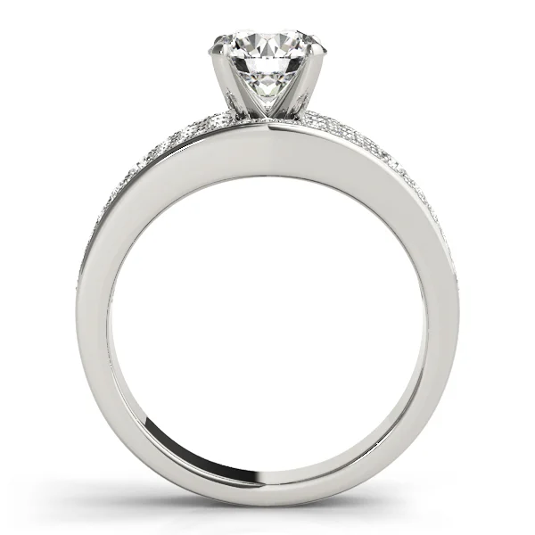 Multirow Pavé Engagement Ring - Image 2