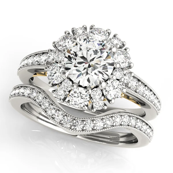 Antique Style Halo Engagement Ring - Image 6