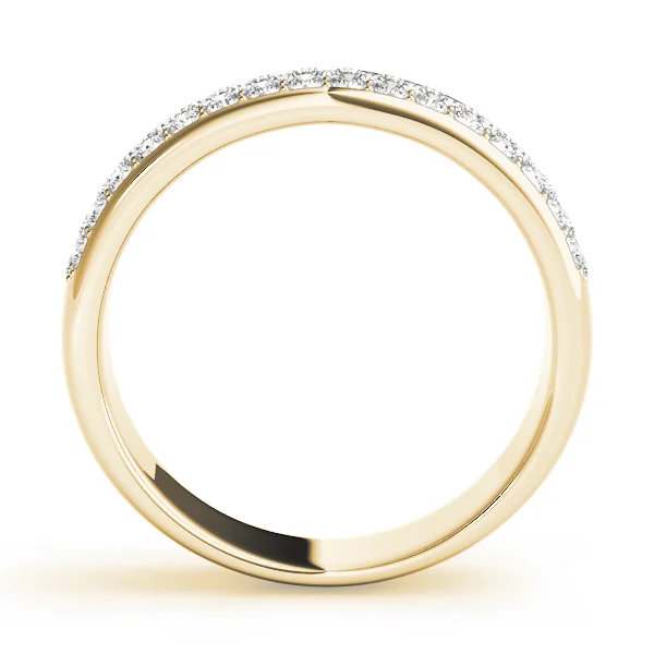 Multiple Row Pavé Set Wedding Band - Image 6