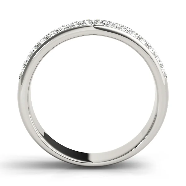 Multiple Row Pavé Set Wedding Band - Image 2
