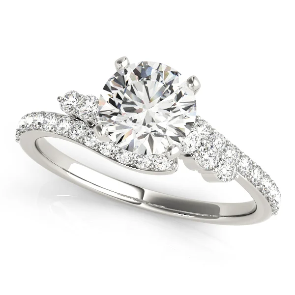 Bypass Prong Set Engagement Ring