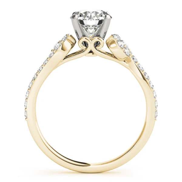 Single Row Prong Set Engagement Ring - Image 5