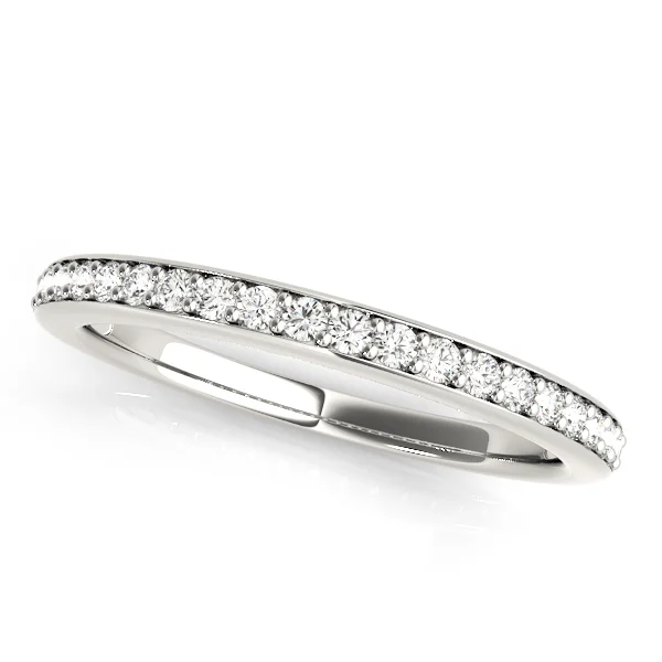 Prong In Channel Wedding Band