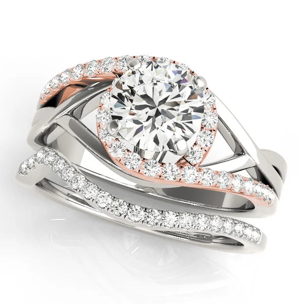 Bypass Halo Engagement Ring - Image 3