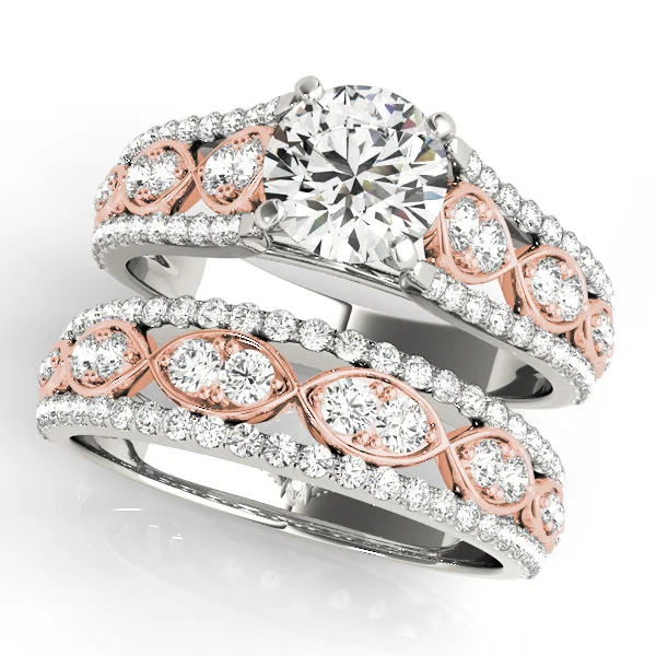 Multirow Infinity Engagement Rings - Image 3