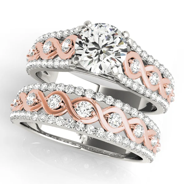 Multirow Infinity Engagement Rings - Image 3