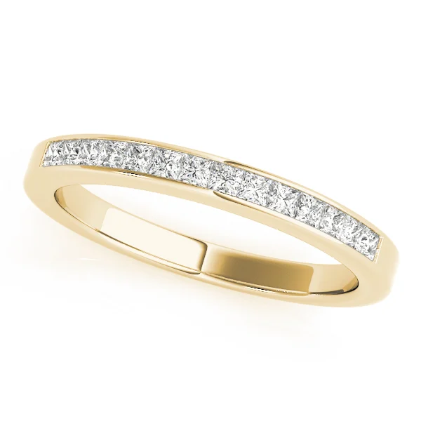 Channel Set Princess Cut Wedding Band - Image 3