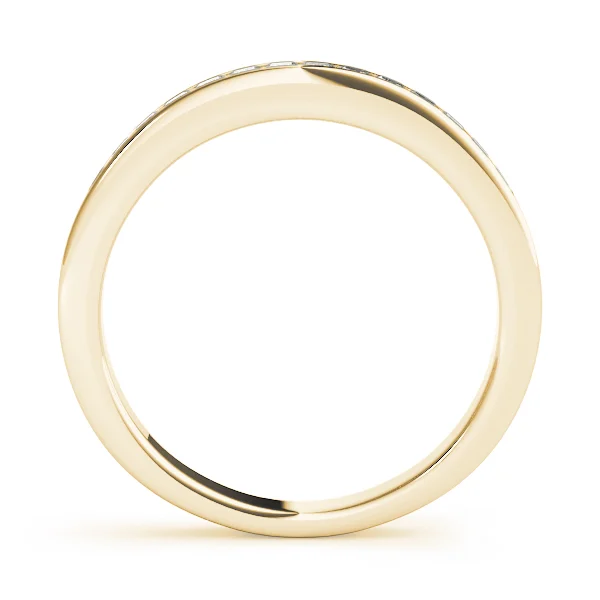 Channel Set Princess Cut Wedding Band - Image 4