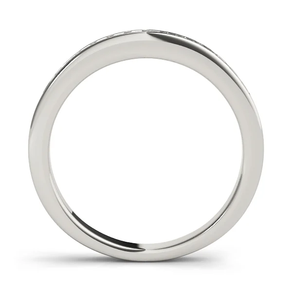 Channel Set Princess Cut Wedding Band - Image 2