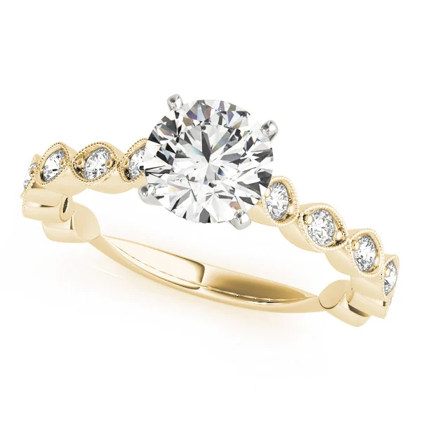 Vintage-Inspired Milgrain Engagement Ring - Image 4