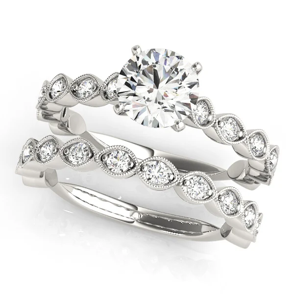 Vintage-Inspired Milgrain Engagement Ring - Image 3
