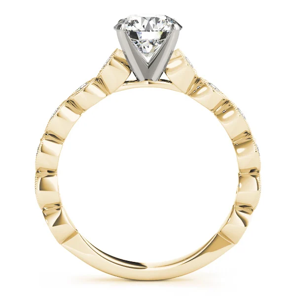 Vintage-Inspired Milgrain Engagement Ring - Image 5