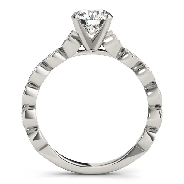 Vintage-Inspired Milgrain Engagement Ring - Image 2