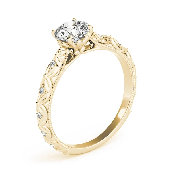 Vintage-Inspired Engagement Ring - Image 8