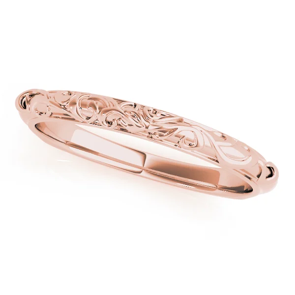 Floral-Inspired Wedding Band - Image 5