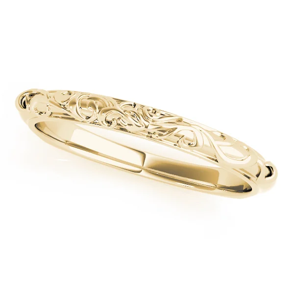Floral-Inspired Wedding Band - Image 3