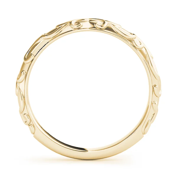 Floral-Inspired Wedding Band - Image 4