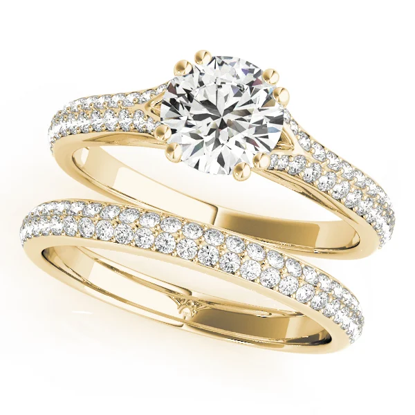 Double Row Pavé Engagement Ring - Image 6