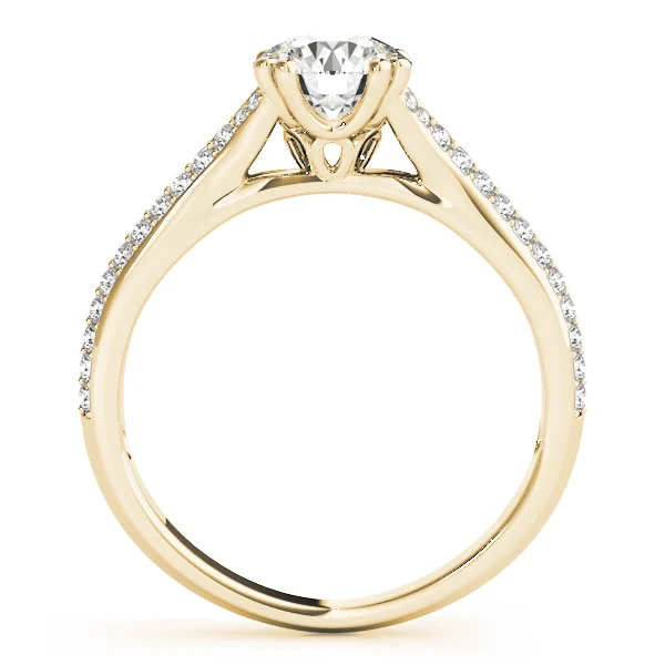 Double Row Pavé Engagement Ring - Image 5