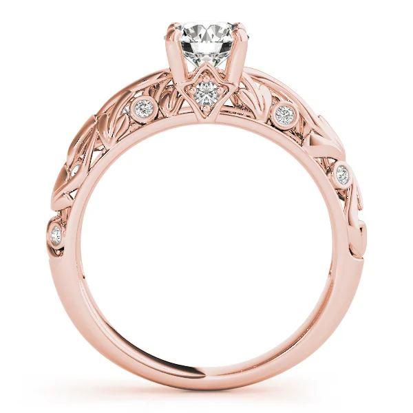 Nature Inspired Filigree Bezel Set Engagement Rings - Image 8