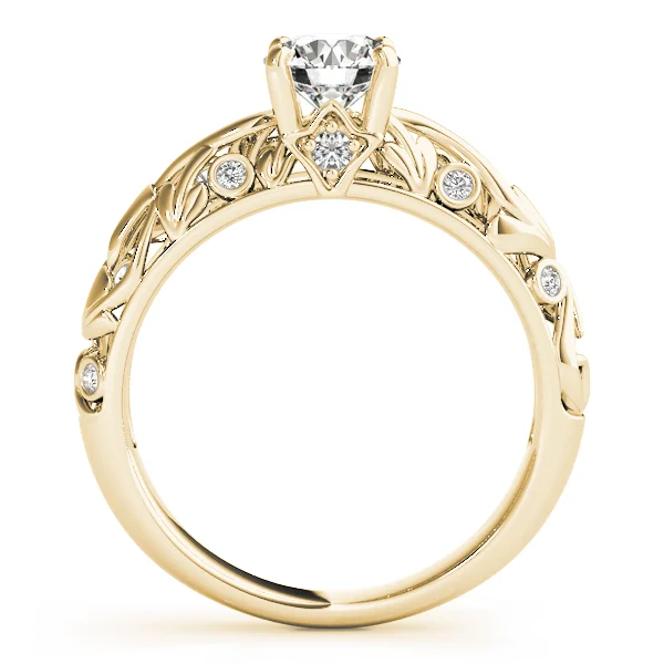 Nature Inspired Filigree Bezel Set Engagement Rings - Image 5
