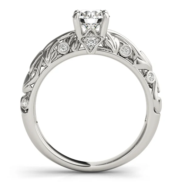 Nature Inspired Filigree Bezel Set Engagement Rings - Image 2