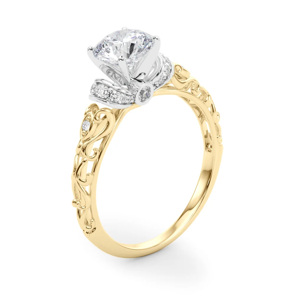Vintage Inspired Engagement Ring - Image 9