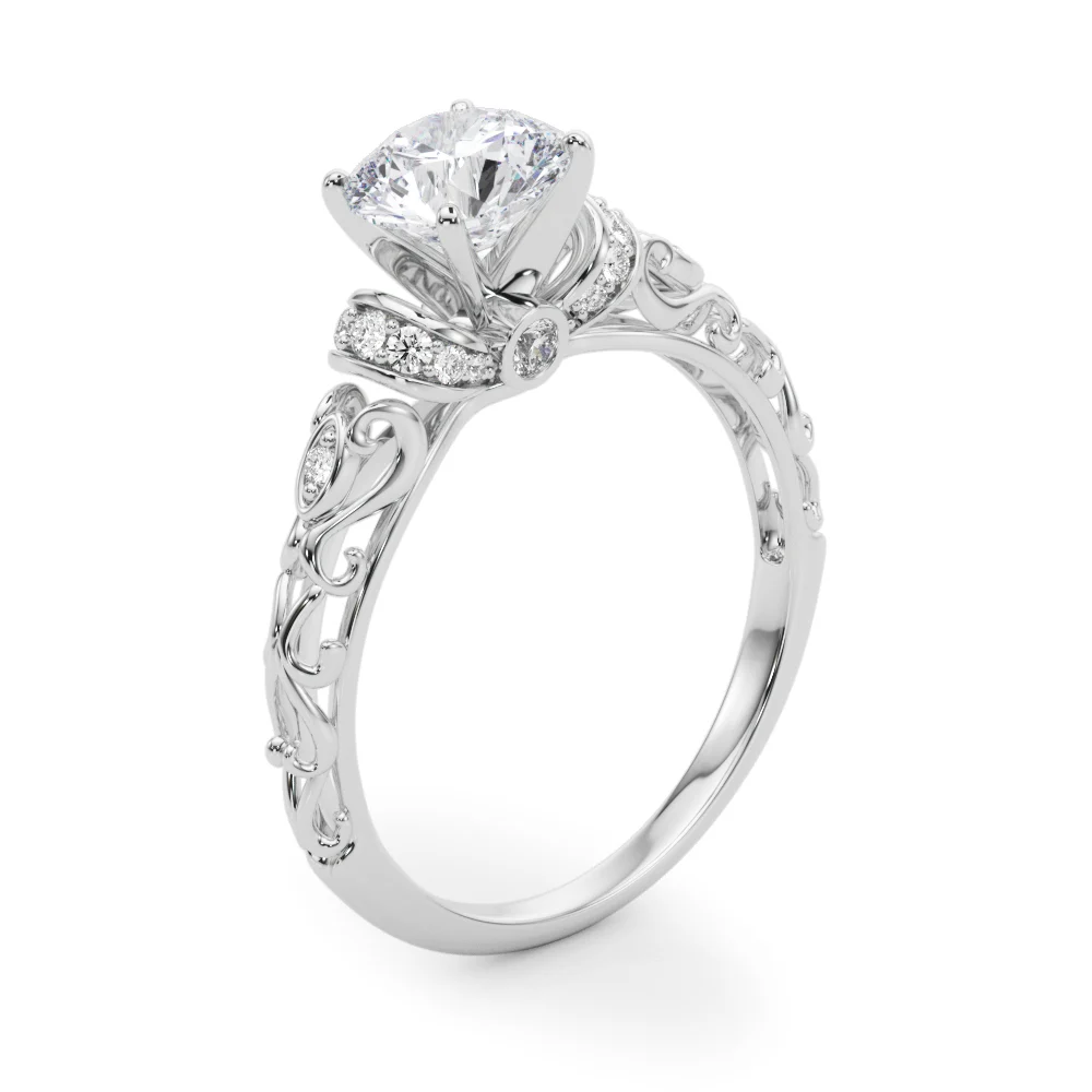 Vintage Inspired Engagement Ring - Image 4