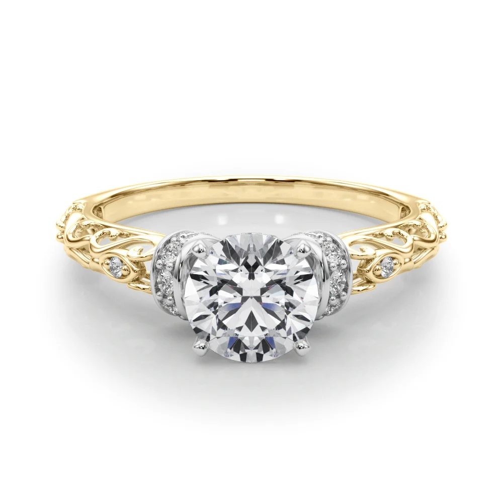 Vintage Inspired Engagement Ring - Image 8