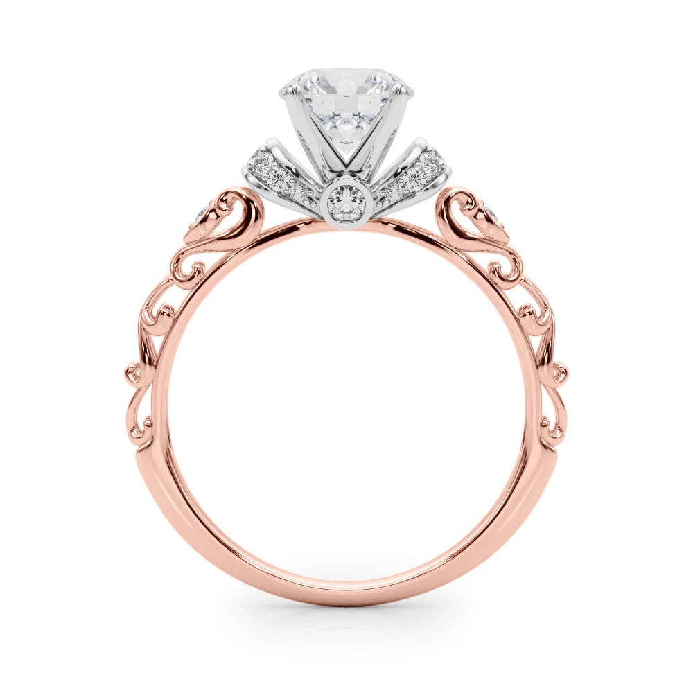 Vintage Inspired Engagement Ring - Image 12