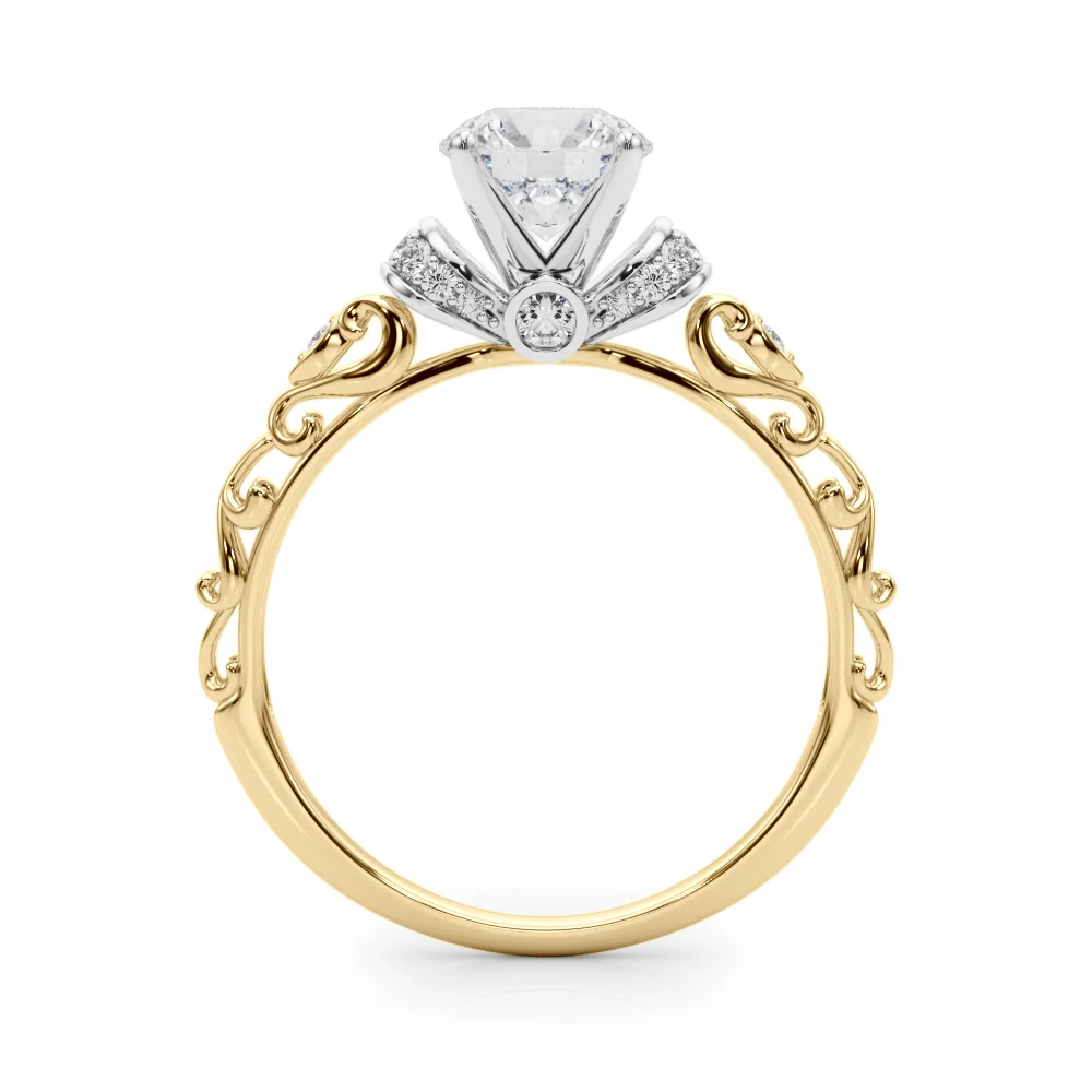 Vintage Inspired Engagement Ring - Image 7