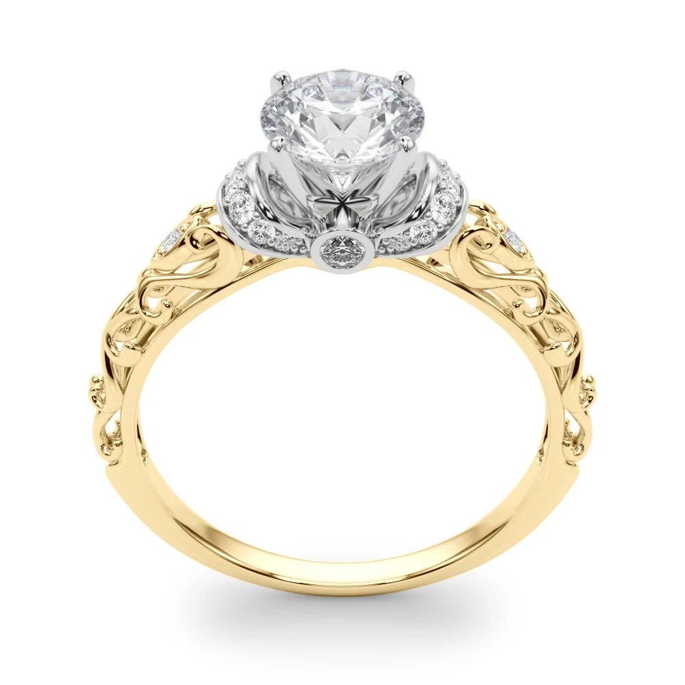 Vintage Inspired Engagement Ring - Image 10
