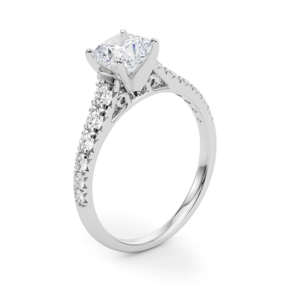 Graduated Diamond Engagement Ring - Image 49