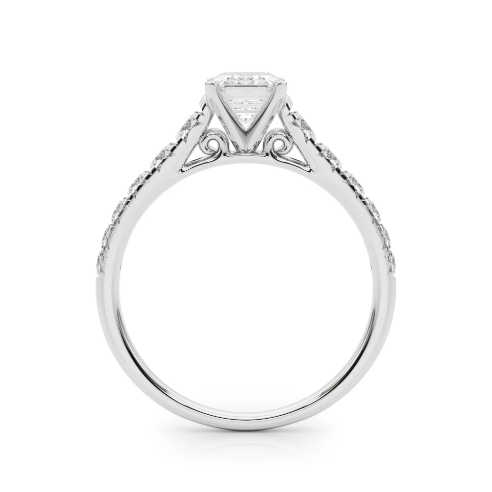 Graduated Diamond Engagement Ring - Image 17