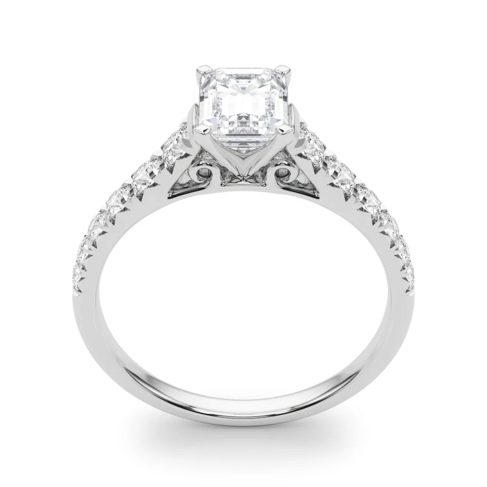 Graduated Diamond Engagement Ring - Image 20