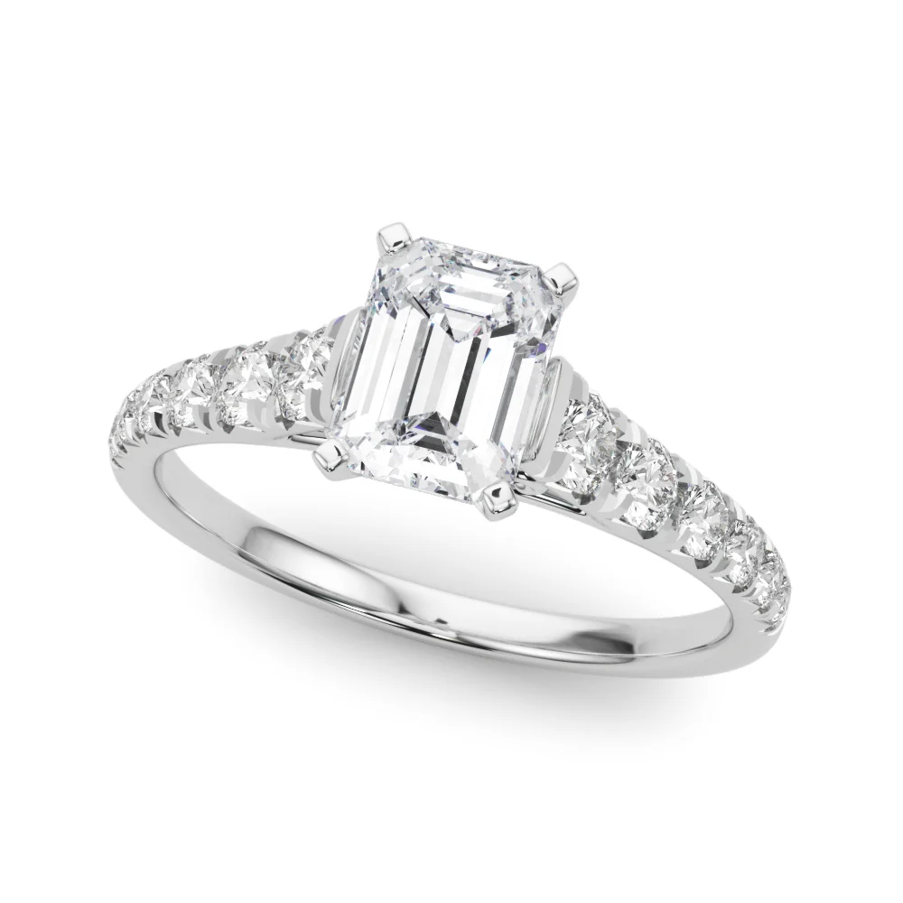 Graduated Diamond Engagement Ring - Image 16