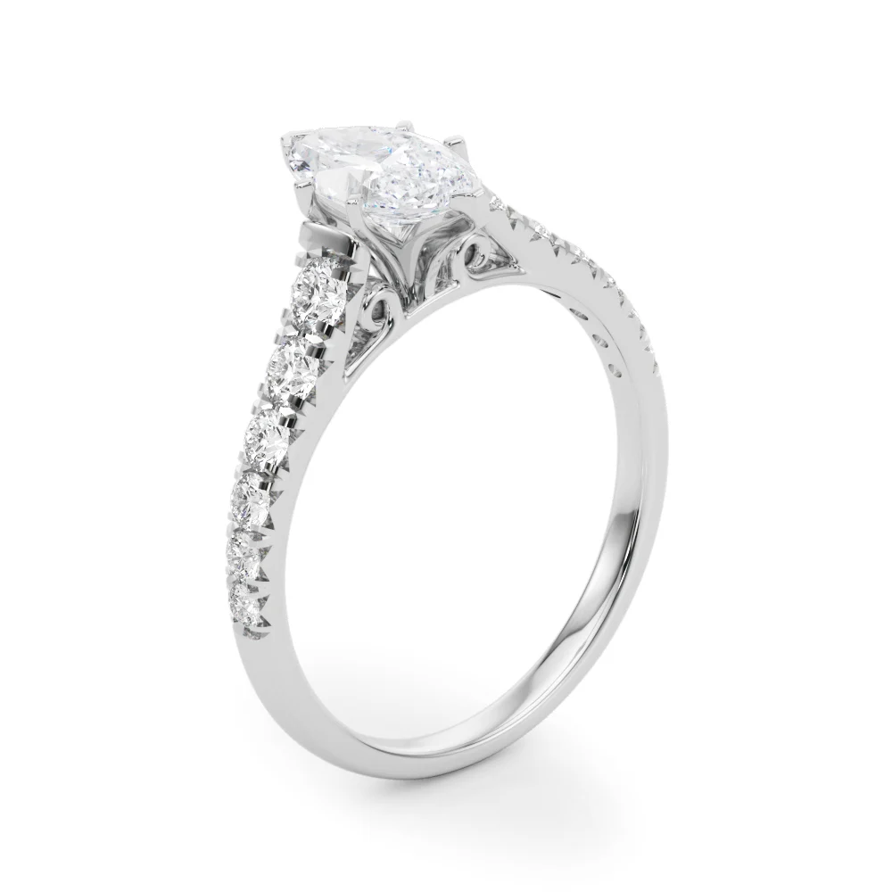 Graduated Diamond Engagement Ring - Image 94