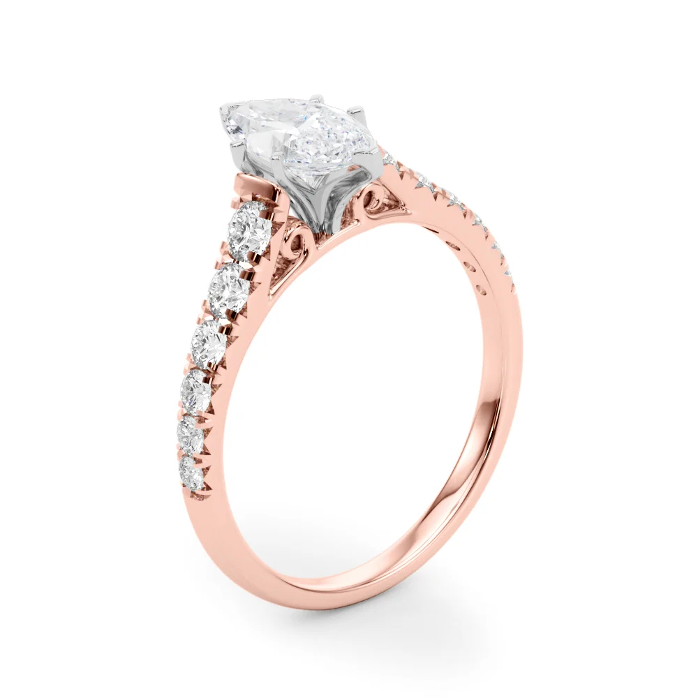 Graduated Diamond Engagement Ring - Image 104