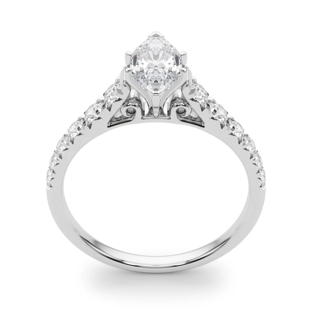 Graduated Diamond Engagement Ring - Image 95