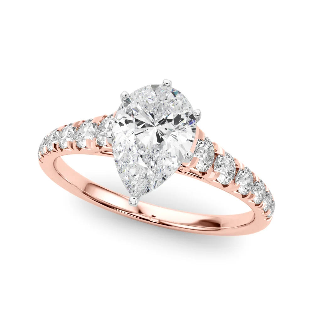 Graduated Diamond Engagement Ring - Image 86