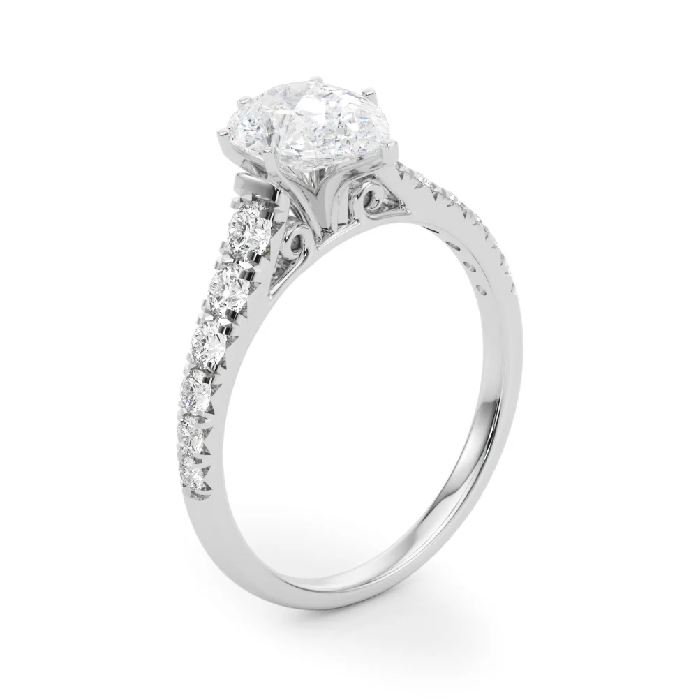 Graduated Diamond Engagement Ring - Image 79