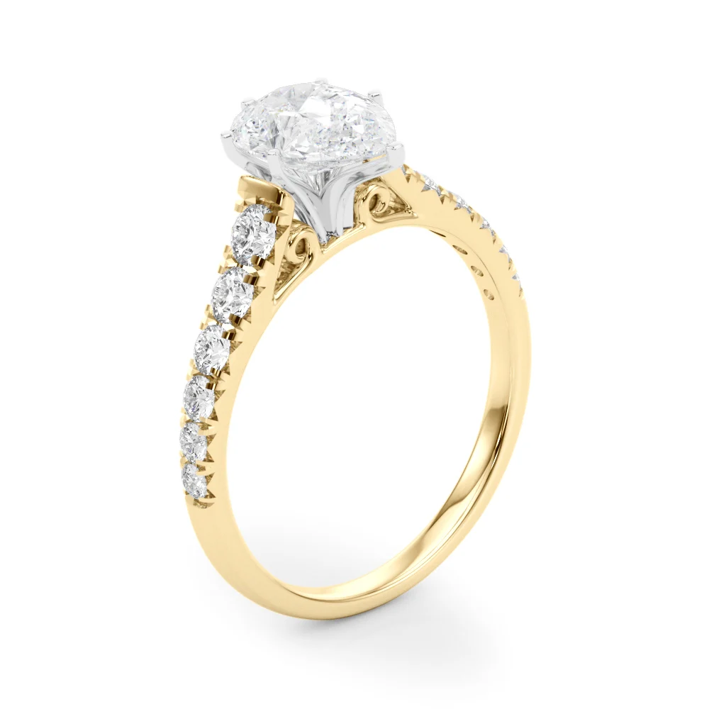Graduated Diamond Engagement Ring - Image 84