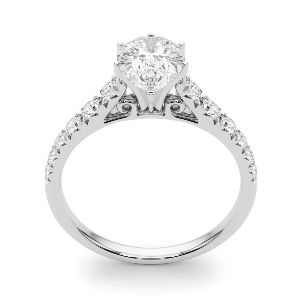 Graduated Diamond Engagement Ring - Image 80