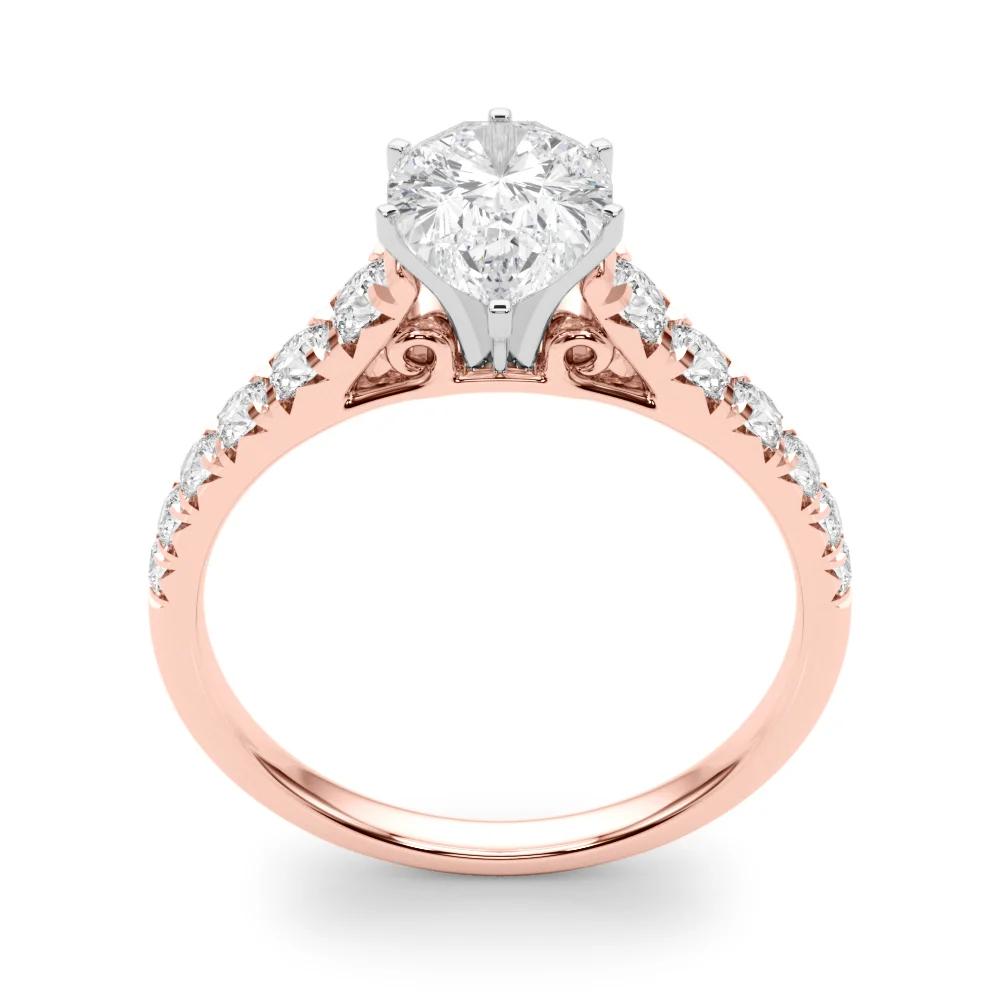 Graduated Diamond Engagement Ring - Image 90