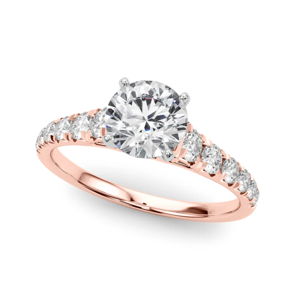 Graduated Diamond Engagement Ring - Image 11