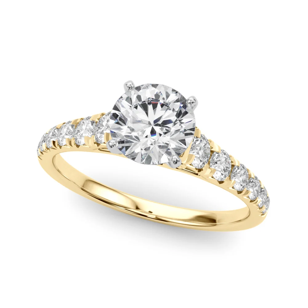 Graduated Diamond Engagement Ring - Image 6